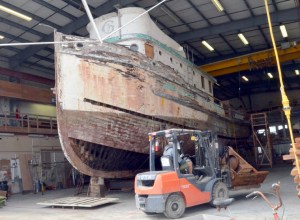 The Western Flyer was one of the main attractions of last years Wooden Boat Festival. It will be available for a tour Saturday