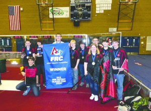 The Sequim High School Robotics Club recently took home the district championship title at their first district competition in Snohomish. ()