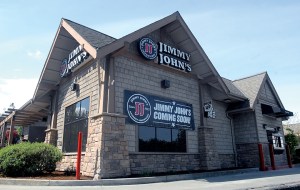 A Jimmy John's Sandwich shop is poised to open soon at U.S. Highway 101 and Del Guzzi Drive on the east edge of Port Angeles. — Keith Thorpe/Peninsula Daily News ()