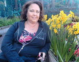 Tammy Gregory of Port Angeles is credited for helping prevent a 16-year-old girl from jumping from one of the Eighth Street bridges in Port Angeles.  Keith Thorpe/Peninsula Daily News ()