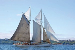 Sound Experience will offer three sails aboard the historic schooner Adventuress this weekend. ()