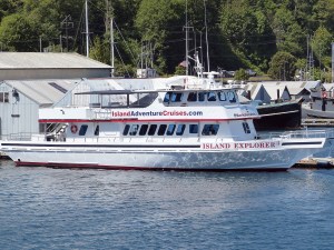The whale-watching boat Island Explorer 4 in the Port Angeles Boat Haven.  David G. Sellars/for Peninsula Daily News ()