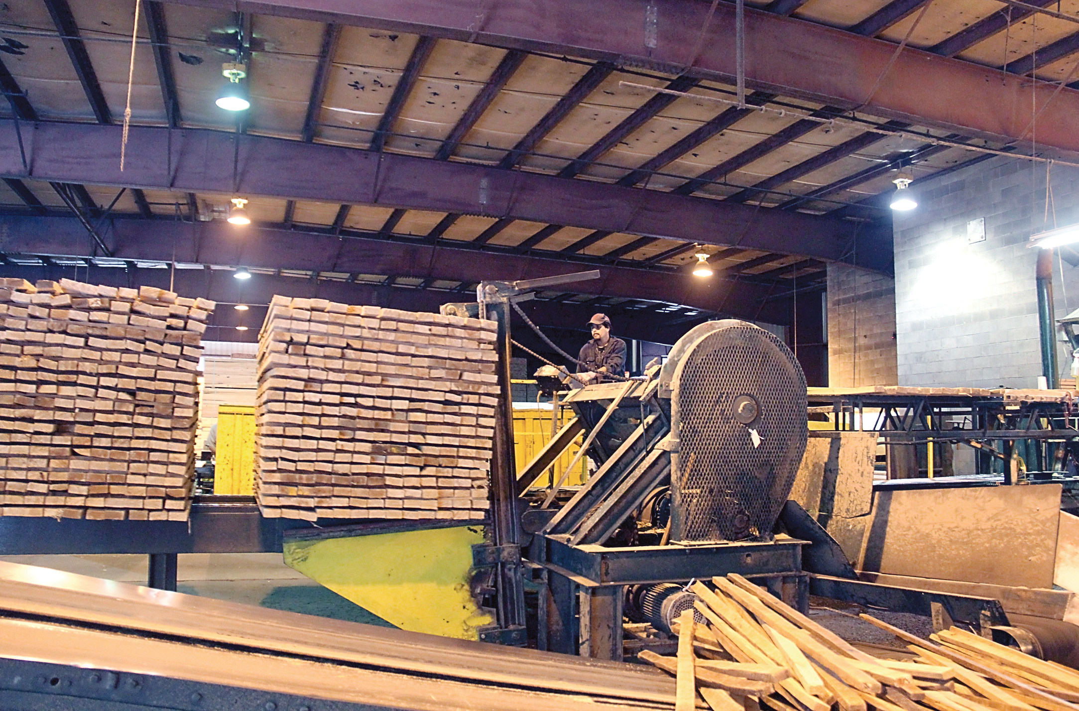 The Allen Logging Co. mill south of Forks