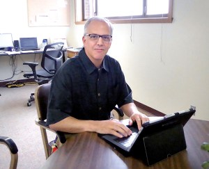 John A. Polm Jr. worked his first full day as Port Townsend School District superintendent Friday.  Charlie Bermant/Peninsula Daily News ()