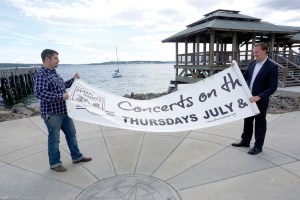 Concerts on the Dock music manager Dominic Svornich