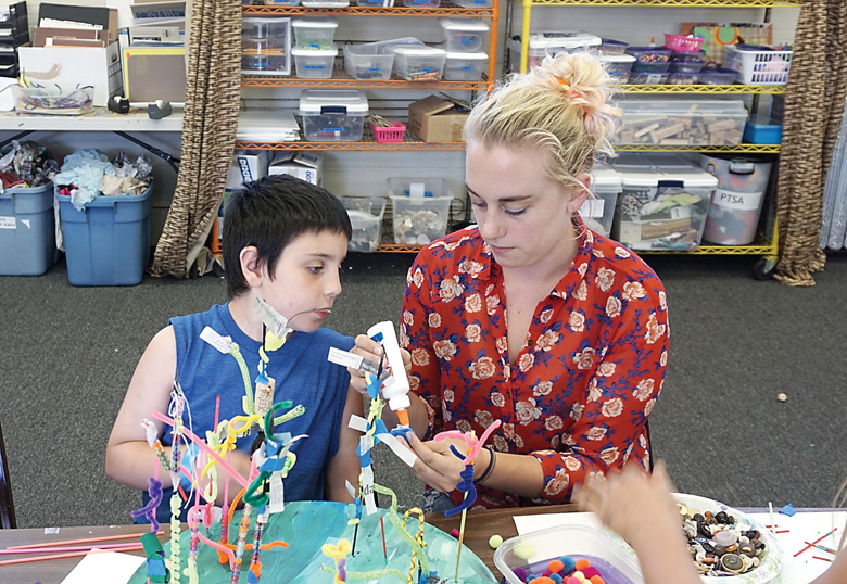 Third-grader Sawyer Duval