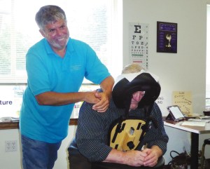 Massage therapist Marvin Owen