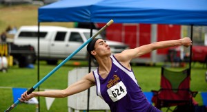 Alex Barry won an individual state championship in the javelin and ran the third leg of Sequim's first-ever relay state championship. Dave Shreffler/for Peninsula Daily News