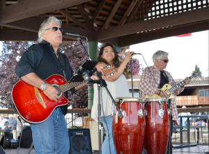 The Sweet T and Justice band performs Wednesday evening in Port Angeles.