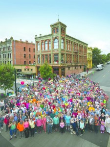 The weather cooperated for the Port Townsend Family Portrait on Sunday. This was the 12th year a town portrait has been taken. David Conklin