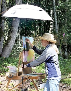 Susan Ogilvie of Port Ludlow is among 26 artists coming to this week's Paint the Peninsula competition. Jim Posey