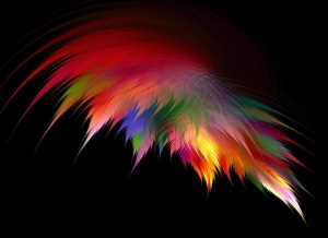 Art by Pamela Dick awaits visitors to Port Angeles' Landing Artists' Studio.