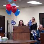 Winter Holmgren, 17, speaks of her experiences in the foster care system prior to her adoption Dec. 17, 2010. (Sarah Sharp/Peninsula Daily News)