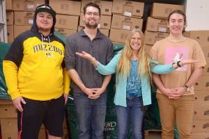 Donated turkeys unloaded for Port Townsend Food Bank