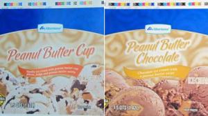 Two Albertsons brand ice cream flavors