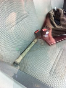 The device in the seat of a vehicle. Port Townsend Police Department