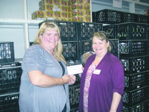 Port Angeles Food Bank Operations Manager Julie Woodin-Stockert