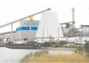 Nippon Paper Industries USA was busy Thursday in Port Angeles. Workers staged a walkout there in March. Keith Thorpe/Peninsula Daily News