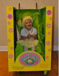 First prize (kids) — “Cutest Cabbage Patch Baby.”