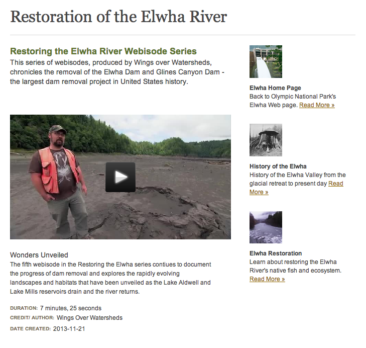 VIDEO — A new behind-the-scenes look at the Elwha River restoration