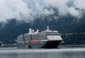 Westerdam was at the start of a 7-day Alaska cruise when the fire broke out. The Associated Press