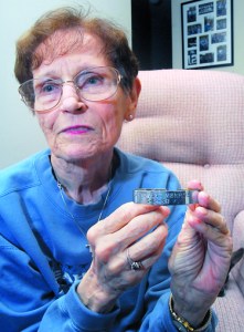 Linda Benson of Sequim said she searched for decades to try to find out what happened to the owner of the POW bracelet she got in 1972. Keith Thorpe/Peninsula Daily News