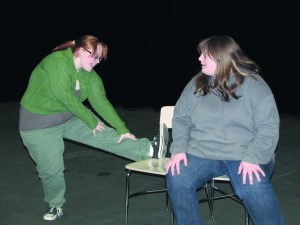 Port Angeles High School thespians Megan Mundy