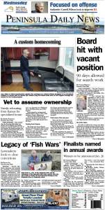 Today's front page for Port Townsend/Jefferson County readers.