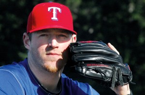 Former Port Angeles High School baseball player Easton Napiontek