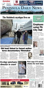 Today's front page for our Clallam County readers.