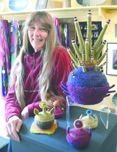 Artist Kim Thomson will give a presentation on felting at this Wednesday's Port Ludlow Artists League meeting. Guests are welcome.