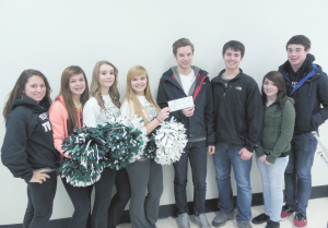 The Port Angeles High School Future Business Leaders of America and Cheer team members