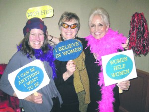 At the Jefferson County Fund for Women and Girls Soiree earlier this month are mistress of ceremonies Shelly Randall