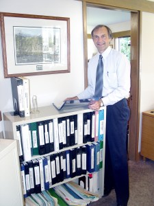 Gary Colley was honored at a North Olympic Land Trust breakfast Friday.