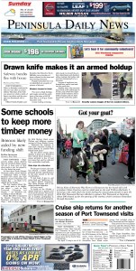 Today's PDN front page for our Port Townsend/Jefferson County readers.