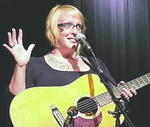 Virginia-based storyteller and songwriter Kim Weitkamp will arrive at the RoseWind Common House in Port Townsend this Sunday.