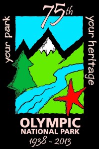 Ranger-designed logo fetes Olympic National Park's 75th year