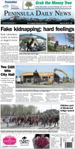 Today's PDN front page for our Clallam County readers.