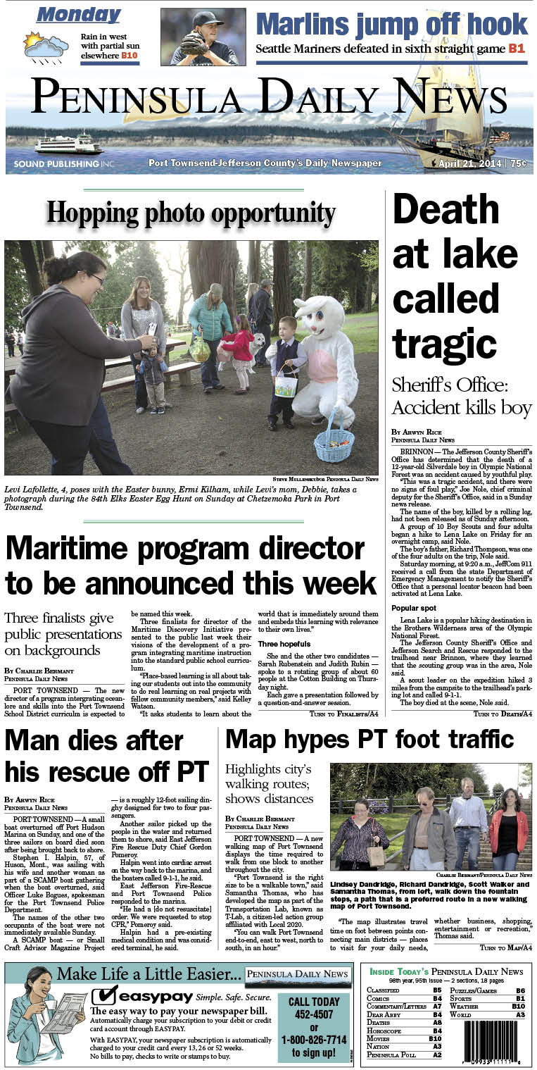 Today's PDN front page for our Jefferson County readers.
