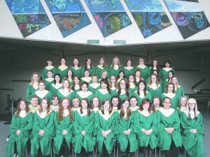 The Port Angeles High School choir will give a public concert to benefit Captain Joseph House