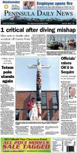 Today's PDN front page for our Clallam County readers.