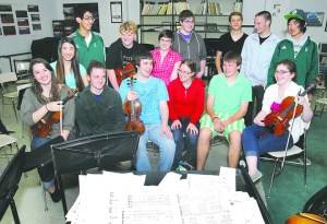 Port Angeles High School's Chamber Orchestra includes