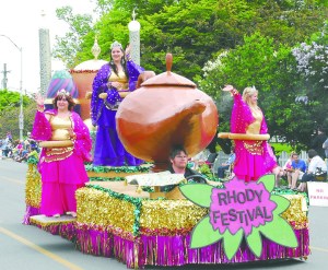 The Rhododendron Festival royalty