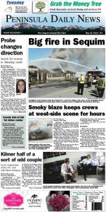 PDN's front page for today's Clallam County readers.