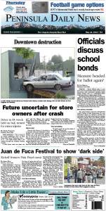 PDN's front page for today's Clallam County readers.