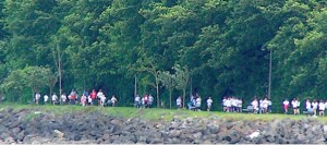 North Olympic Discovery Marathon entrants run along the Waterfront Trail in Port Angeles in a previous marathon. North Olympic Discovery Marathon