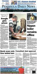 PDN's front page for today's Clallam County readers.