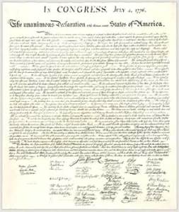 HOLIDAY SPECIAL: The cost of revolution — sacrifices behind what we celebrate on the Fourth of July (** with link to transcript/high-res image of Declaration of Independence **)