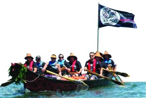 In this photo provided by the Jamestown S'Klallam tribe