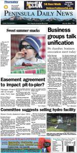 PDN's front page for today's Clallam County readers. There's more inside that isn't online!